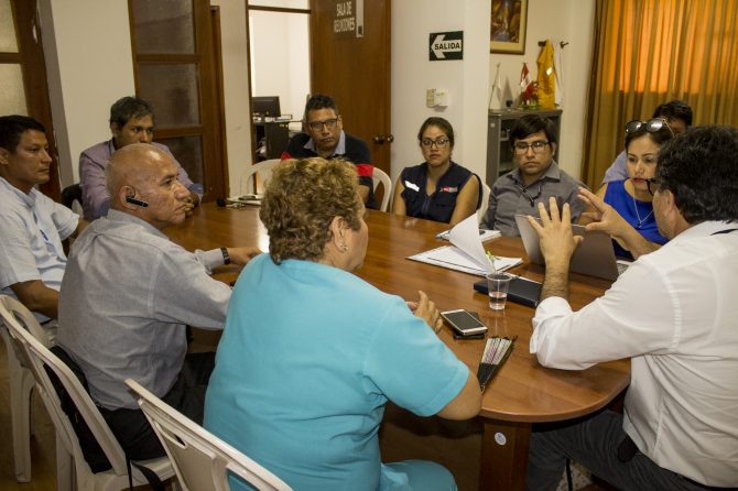 REUNIÓN TECNICA  ENTRE REPRESENTANTE DEL DESPACHO VICE MINISTERIAL DE PRESTACIONES Y DIRECTOR EJECUTIVO DEL HOSPITAL CARLOS LANFRANCO LA HOZ