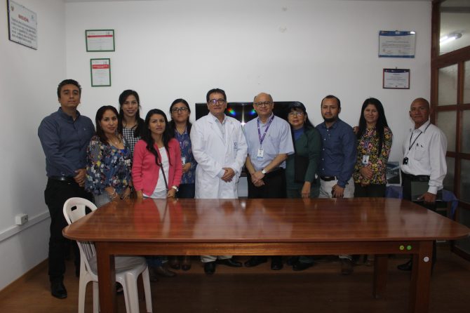 HOSPITAL CARLOS LANFRANCO LA HOZ RECIBE VISITA DE INSTITUTO NACIONAL MATERNO INFANTIL