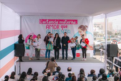 LANZAMIENTO OFICIAL DE LA SEMANA DE LA LACTANCIA MATERNA A NIVEL NACIONAL