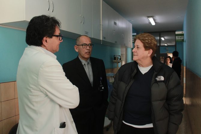 CONGRESISTA DE LA REPUBLICA VISITA INSTALACIONES DEL LANFRANCO LA HOZ