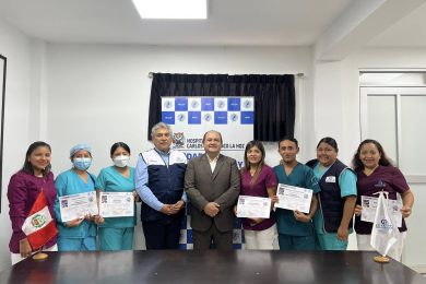 Premiación del concurso “Guantes, a veces, higiene de manos, siempre”