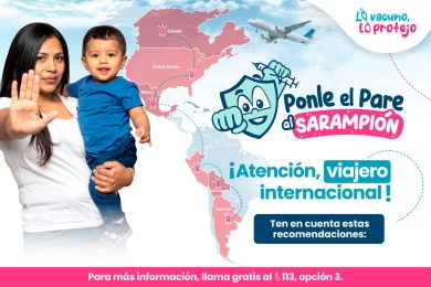 Antes de viajar, cuida su salud.