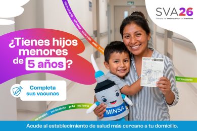 Completa las vacunas de los niños menores de 5 años y asegura que tenga defensas sólidas toda la vida